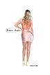 Jessica Angel 905 Feather Straps Backless Dress