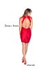 Jessica Angel 907 Feather Neckline Bare Back Dress