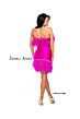 Jessica Angel 921 Strapless Feather Dress