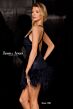 Jessica Angel 998 Feather Hem Sequin Dress