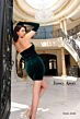 Jessica Angel 2443 Beaded Neckline Velvet Dress