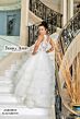 Jessica Angel 10012 Layered Skirt Lace Bodice Wedding Dress