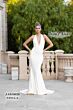 Jessica Angel 10028 Bare Back Plunging Halter Bridal Gown