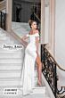 Jessica Angel 10032 Off The Shoulder Slit Skirt Wedding Gown