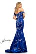 Johnathan Kayne 2176 Off The Shoulder Floral Dress
