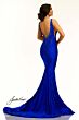 Johnathan Kayne 2305 Plunging Neckline V-Back Dress