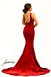 Johnathan Kayne 2308 V-Back Sleeveless Velvet Dress