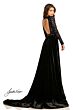 Johnathan Kayne 8013 Long Overskirt Cutout Back Dress