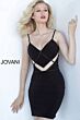 Jovani 2140 Sheer Waist Cocktail Dress
