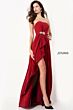 Jovani 4517 High Slit Strapless Dress