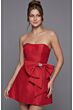Jovani 51549 Bow Accent Strapless Dress