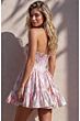 Jovani 51801 Basque Waist Floral Dress