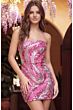 Jovani 52459 Straight Neckline Backless Dress