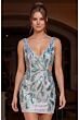 Jovani 52516 Scallop Neckline Embellished Dress