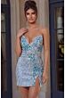 Jovani 52518 Slit Skirt Embellished Dress