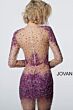 Jovani 47598 Beaded Sheer Short Party Dress