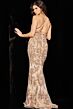 Jovani 23753 Leaf Beadwork Tie Back Dress
