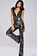 Jovani 37276 Feather Straps Sequin Jumpsuit