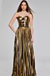 Jovani 42335 Double Keyhole Metallic Dress