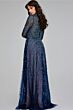 Jovani 80807 Long Sleeves Embellished Dress