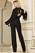 Jovani 42122 Cutout Back Plunging Neckline Pant Suit