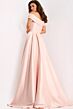 Jovani 43279 Pleated Skirt Off The Shoulder Dress