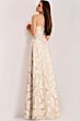 Jovani 44370 Stylized Wrap Asymmetrical Neckline Dress