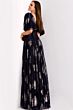 Jovani 44374 High Slit Flutter Sleeve Dress