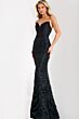 Jovani 44414 Pointed Sweetheart Neckline Ruched Dress
