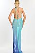 Jovani 45447 Halter Neck Ombre Dress