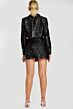 Jovani 46306 Blazer Top Leather Dress