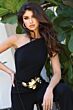 Jovani 48659 Tie Waist Strapless Jumpsuit