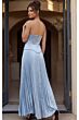 Jovani 49438 Corset Bodice Pleated A-Line Skirt Dress