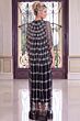 Jovani 52446 Black Silver Beaded Kaftan Dress