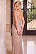 Jovani 53301 Sweetheart Neckline Blush Column Dress