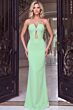 Jovani 54646 Front Cutout Back Slit Stretch Crepe Dress