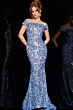Jovani 1122 Off The Shoulder Sequin Dress