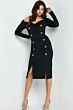 Jovani 3570 Off The Shoulder Long Sleeve Dress