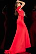 Jovani 06753 One Shoulder Crepe Dress
