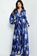 Jovani 06850 Wide-Leg Printed Pants