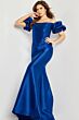 Jovani 08361 Bubble Sleeve Off The Shoulder Dress