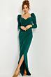 Jovani 09763 Long Sleeve Ruched Dress