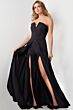 Jovani 23150 Double Slit Strapless Jumpsuit