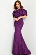 Jovani 23847 Off The Shoulder Floral Dress
