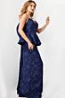 Jovani 23849 Bubble Peplum Strapless Dress