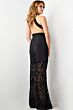 Jovani 06612 Lace Pants Halter Neck Jumpsuit