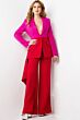 Jovani 07093 Two Tone Wide-Leg Pant Suit
