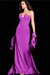 Jovani 23029 Ruffle Shawl Strapless Dress