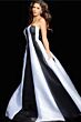 Jovani 23728 Two Tone Strapless Dress