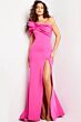 Jovani 24018 One Shoulder High Slit Dress
